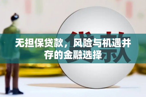 长洲无担保贷款，风险与机遇并存的金融选择