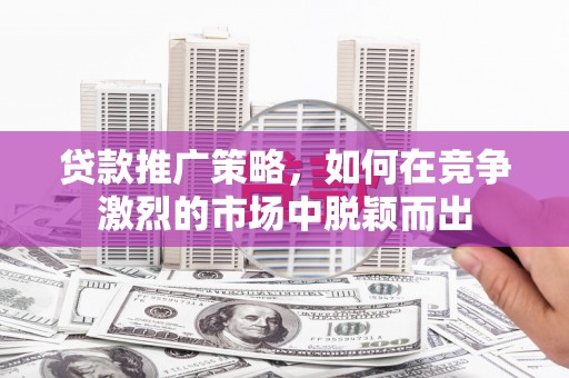长洲贷款推广策略，如何在竞争激烈的市场中脱颖而出