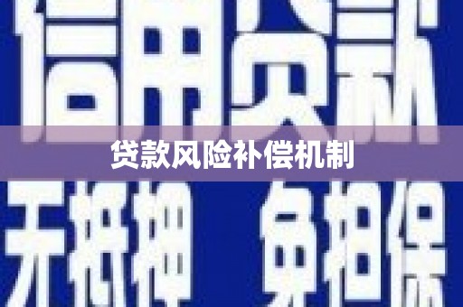 长洲贷款风险补偿机制