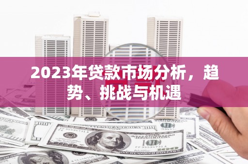 长洲2023年贷款市场分析，趋势、挑战与机遇