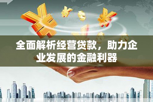 长洲全面解析经营贷款，助力企业发展的金融利器