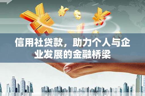 长洲信用社贷款，助力个人与企业发展的金融桥梁