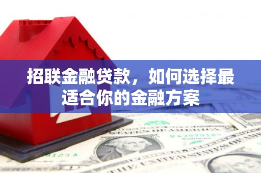 长洲招联金融贷款，如何选择最适合你的金融方案