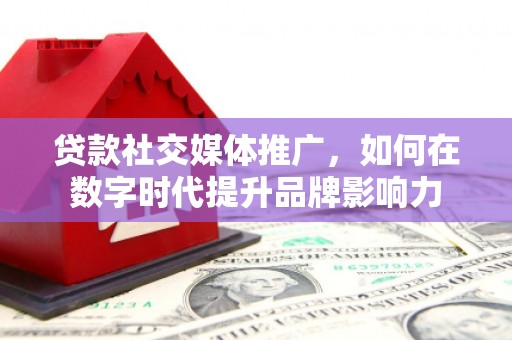 长洲贷款社交媒体推广，如何在数字时代提升品牌影响力