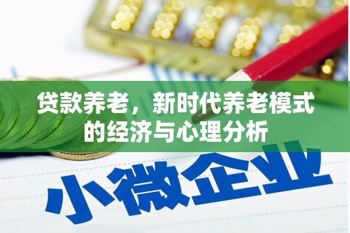 长洲贷款养老，新时代养老模式的经济与心理分析