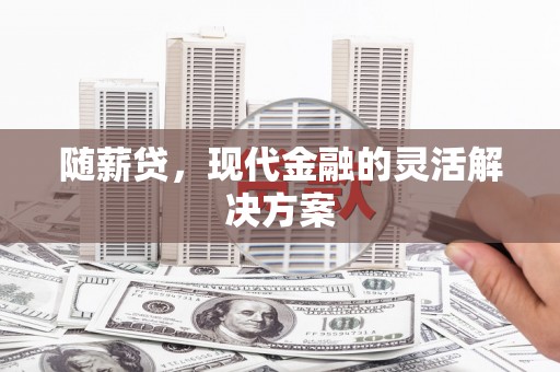 长洲随薪贷，现代金融的灵活解决方案