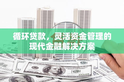 长洲循环贷款，灵活资金管理的现代金融解决方案