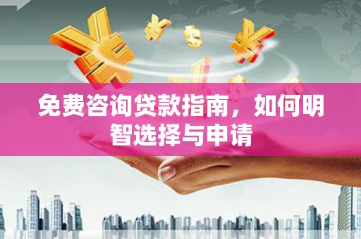 长洲免费咨询贷款指南，如何明智选择与申请