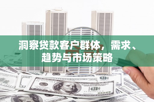 长洲洞察贷款客户群体，需求、趋势与市场策略