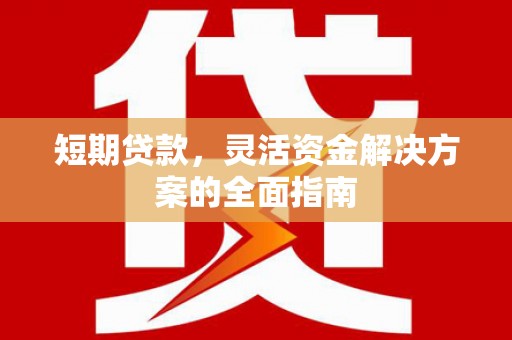 长洲短期贷款，灵活资金解决方案的全面指南