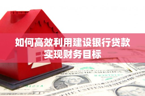长洲如何高效利用建设银行贷款实现财务目标