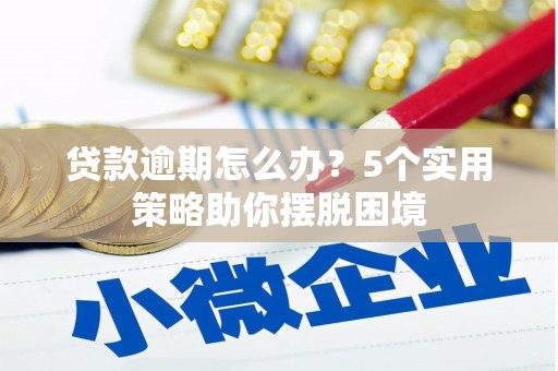 长洲贷款逾期怎么办？5个实用策略助你摆脱困境