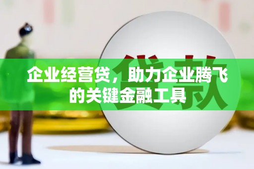 长洲企业经营贷，助力企业腾飞的关键金融工具