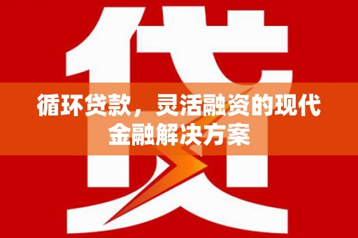 长洲循环贷款，灵活融资的现代金融解决方案