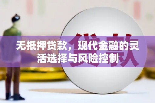 长洲无抵押贷款，现代金融的灵活选择与风险控制