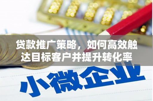 长洲贷款推广策略，如何高效触达目标客户并提升转化率