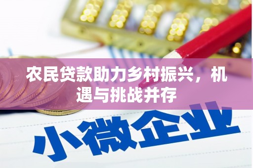 长洲农民贷款助力乡村振兴，机遇与挑战并存