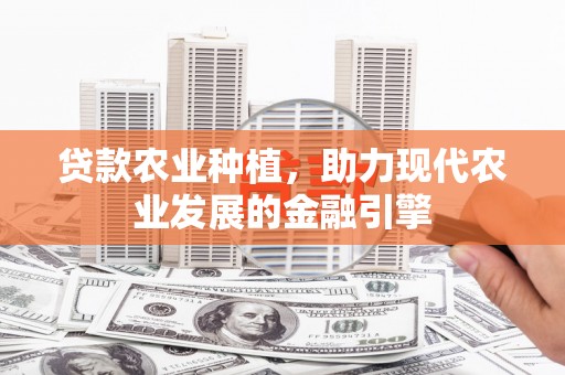 长洲贷款农业种植，助力现代农业发展的金融引擎