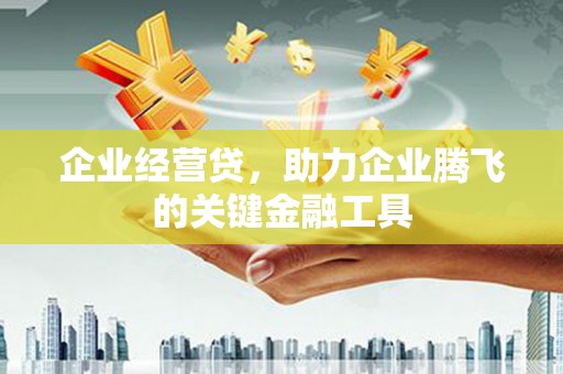 长洲企业经营贷，助力企业腾飞的关键金融工具