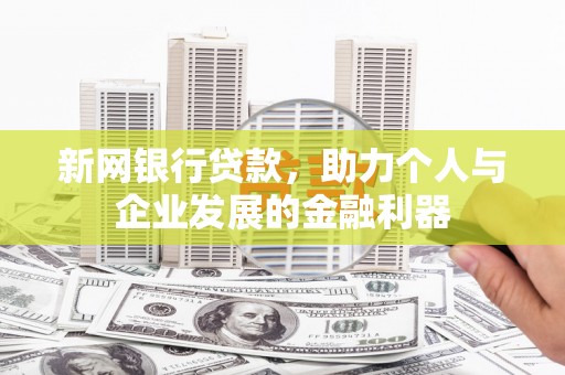 长洲新网银行贷款，助力个人与企业发展的金融利器
