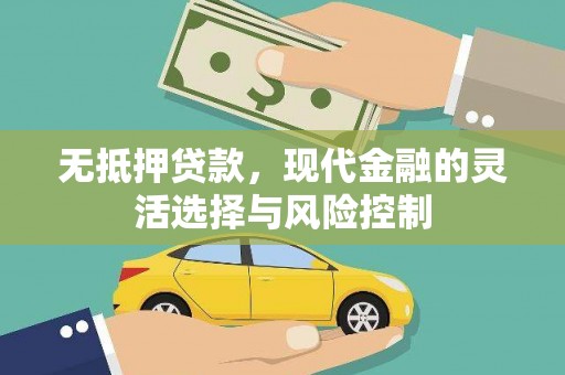 长洲无抵押贷款，现代金融的灵活选择与风险控制