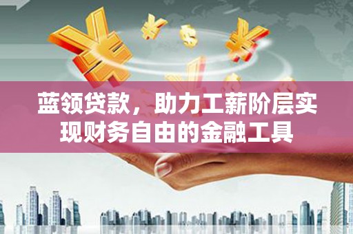 长洲蓝领贷款，助力工薪阶层实现财务自由的金融工具