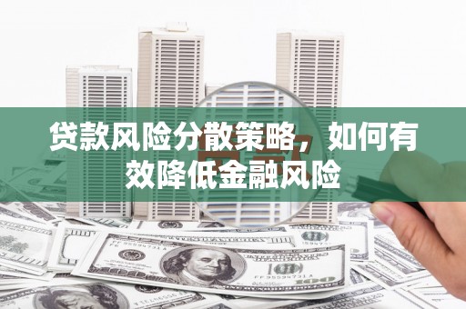 长洲贷款风险分散策略，如何有效降低金融风险