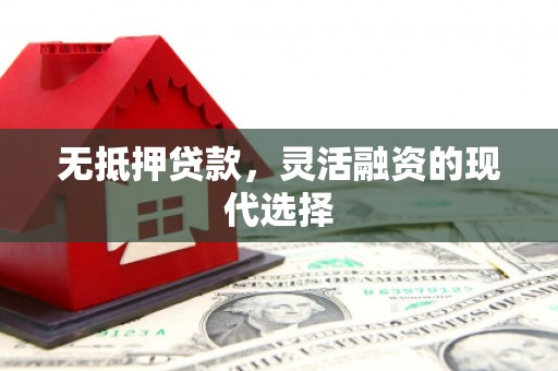 长洲无抵押贷款，灵活融资的现代选择