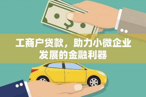 长洲工商户贷款，助力小微企业发展的金融利器