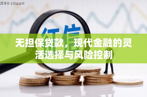 长洲无担保贷款，现代金融的灵活选择与风险控制