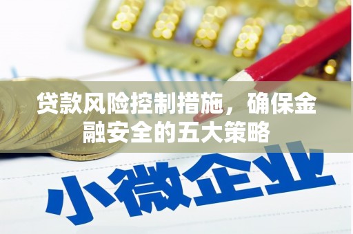 长洲贷款风险控制措施，确保金融安全的五大策略