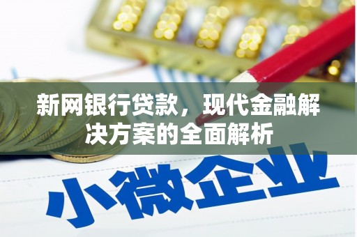 长洲新网银行贷款，现代金融解决方案的全面解析