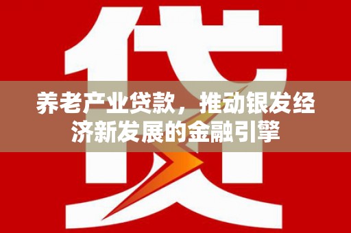 长洲养老产业贷款，推动银发经济新发展的金融引擎