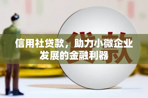 长洲信用社贷款，助力小微企业发展的金融利器