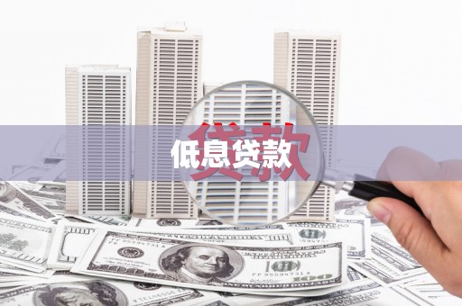 长洲低息贷款