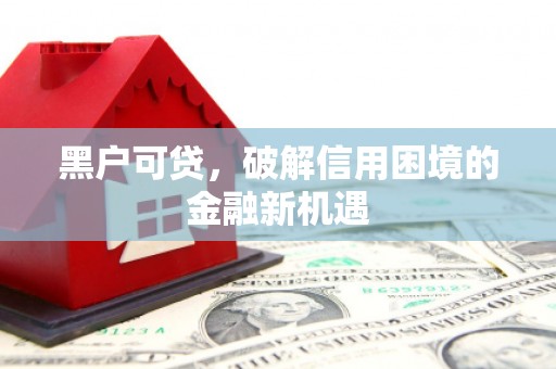 长洲黑户可贷，破解信用困境的金融新机遇