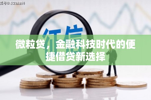 长洲微粒贷，金融科技时代的便捷借贷新选择