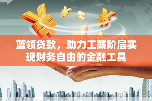 长洲蓝领贷款，助力工薪阶层实现财务自由的金融工具