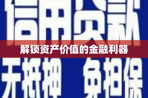 长洲解锁资产价值的金融利器