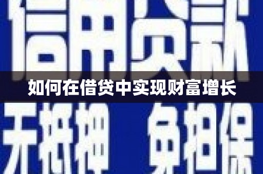 长洲如何在借贷中实现财富增长